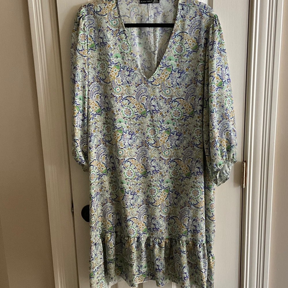 Floral V-Neck Dress